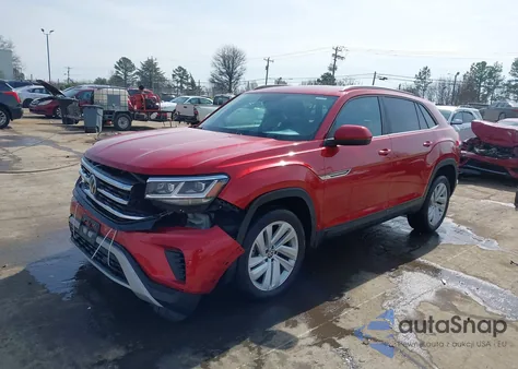 2021 Volkswagen Atlas Cross Sport 2.0T Se W/Technology from USA, damaged, VIN 1V2KC2CA6MC207995